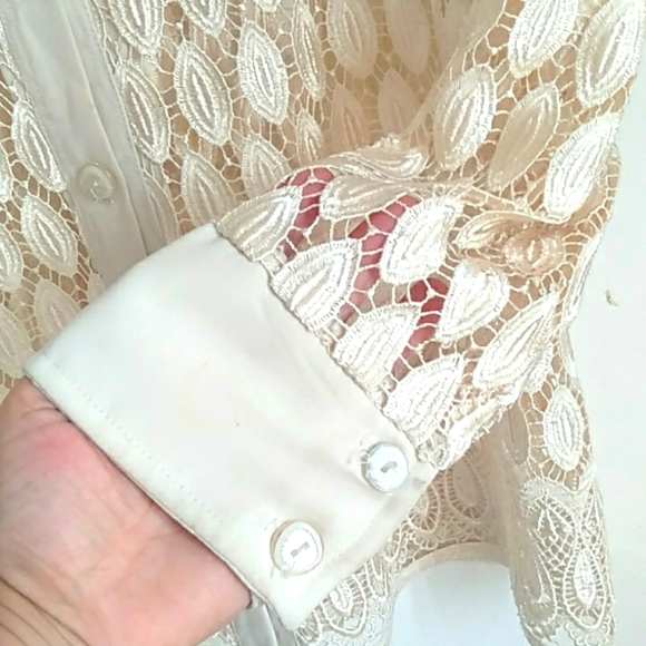 Button down transparent unique shirt or jacket - Picture 4 of 9